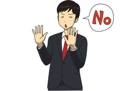 turn downのイラスト